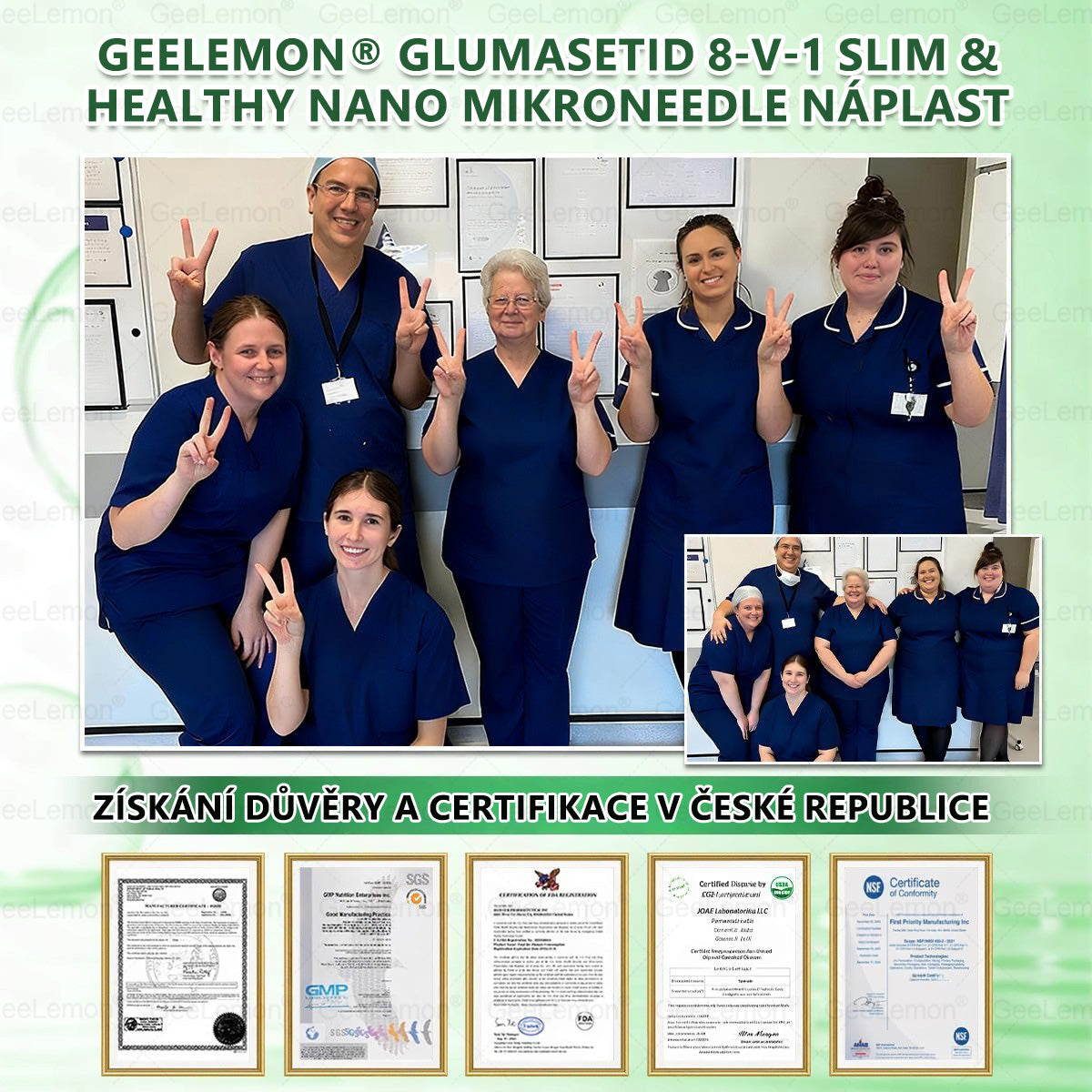 oficiální obchod | 👩‍⚕️ 👩‍⚕️𝐆𝐞𝑒𝐥𝑒𝐦𝐨𝐧® Glum𝐚𝐬𝐞tide 8 v 1 – Zeštíhlující nano mikrojihlový náplast – Pouze jednou denně ✅ Viditelné změny již za 7 dní na obezitu, ochablou pokožku a zdraví